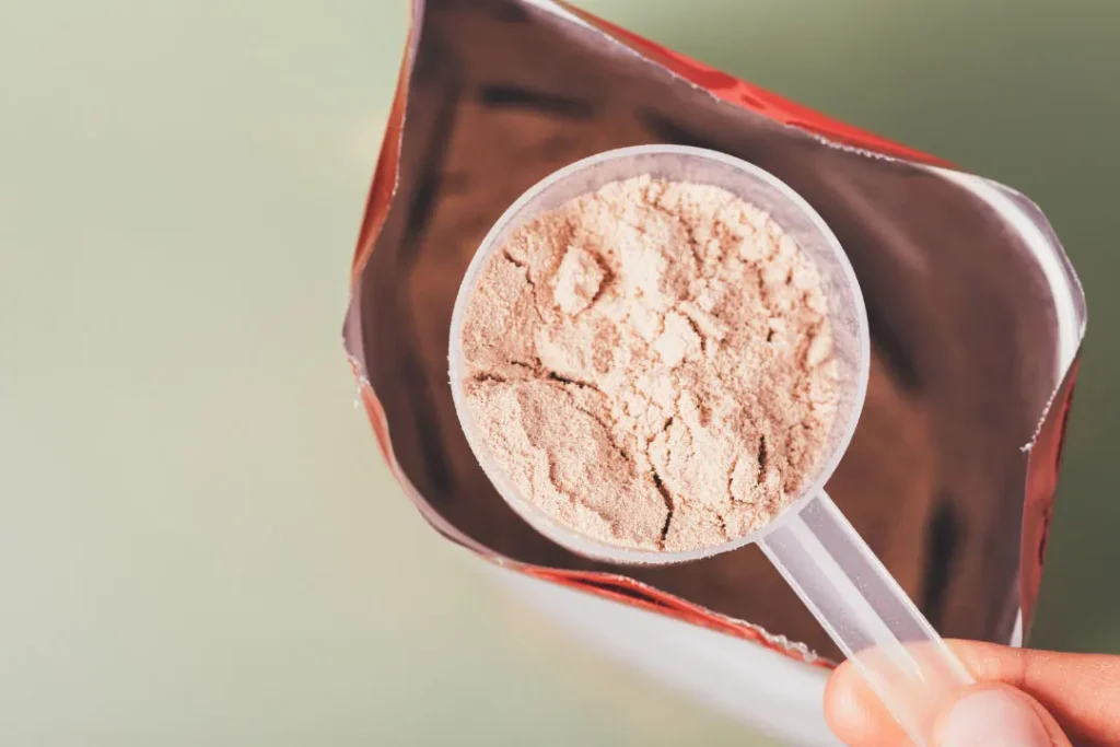 Protein powder.