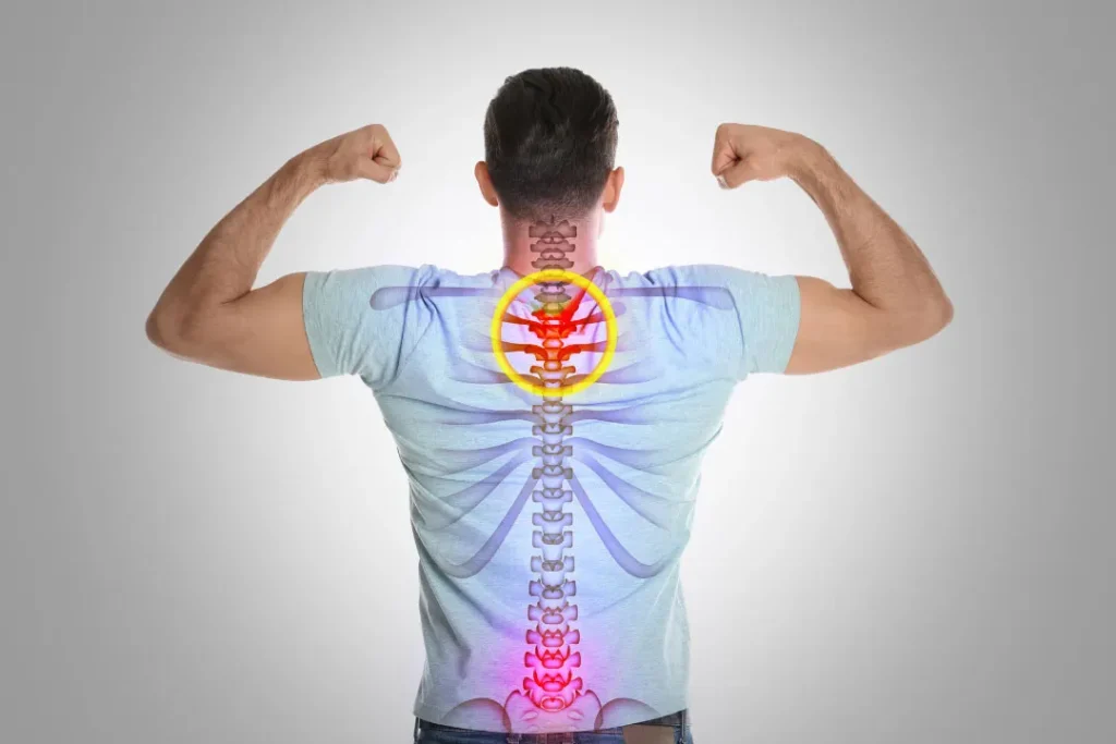 A man having healthy bones.