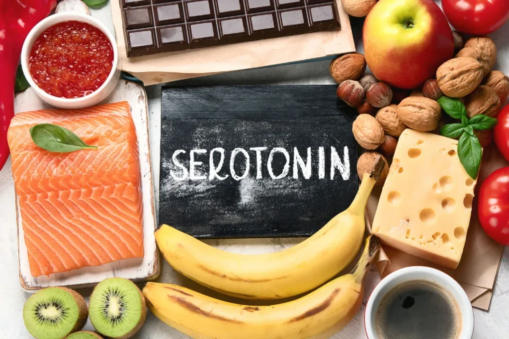 Serotonin rich food items.