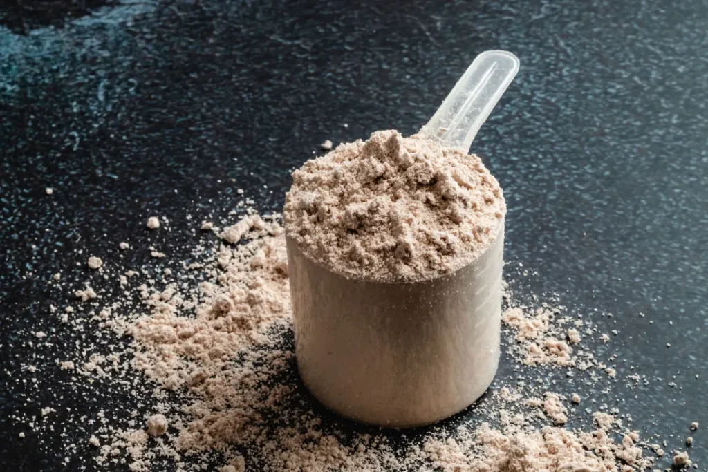 Protein powder.
