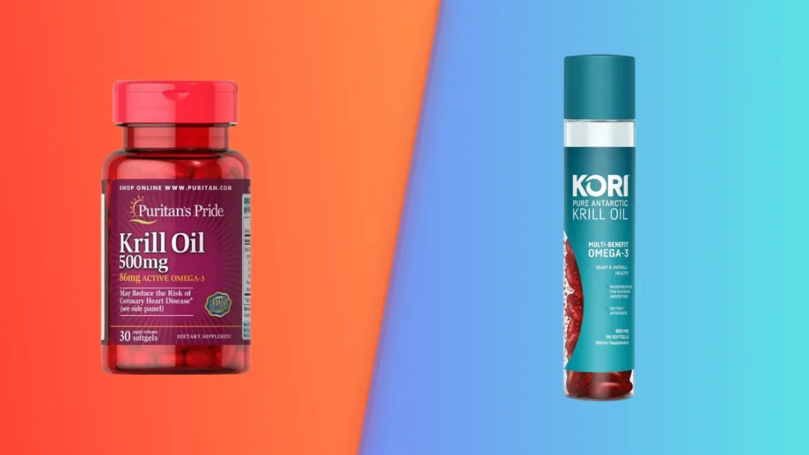 Kori Krill Oil Softgels 800 mg vs. Puritan's Pride Red Krill Oil 500 mg Capsules
