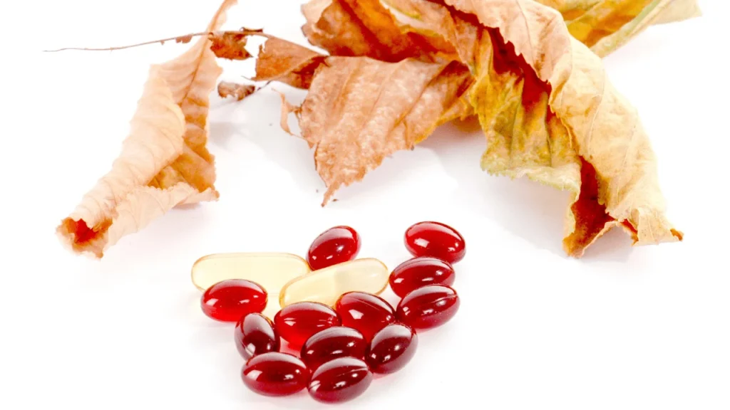 Omega 3 and krill oil supplements