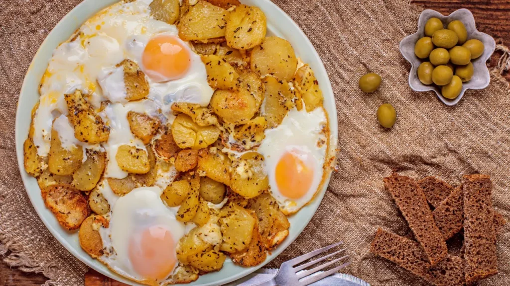 eggs and potatoes for hangover
