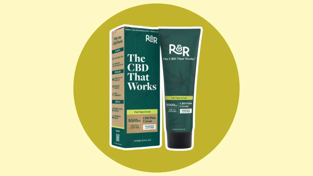 Senior-friendly CBD R&R's CBD Pain Cream